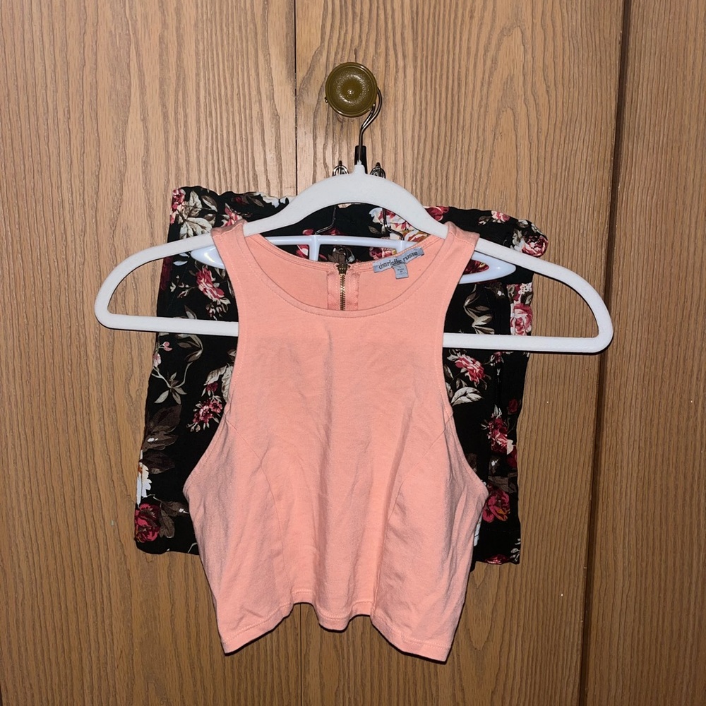 Charlotte Russe Tank Top and Shorts Set